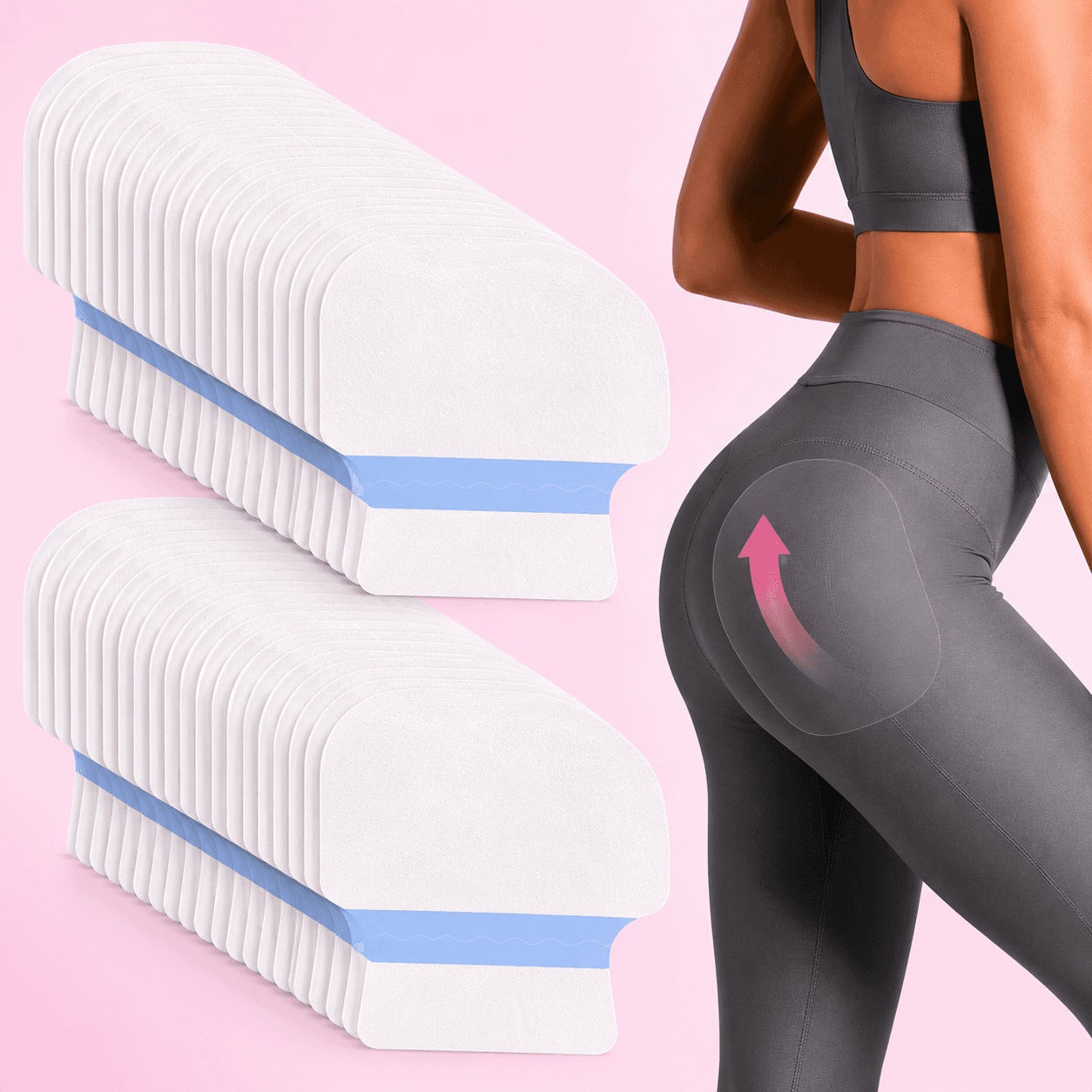 Siluwa plus - Taśmy naciągające pośladki (10 sztuk)